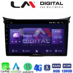 LM Digital - LM ZT8156 GPS Οθόνη OEM Multimedia Αυτοκινήτου για Hyundai i30 2012 > 2017 (CarPlay/AndroidAuto/BT/GPS/WIFI/GPRS)
