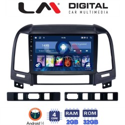 LM Digital - LM ZL4239 GPS Οθόνη OEM Multimedia Αυτοκινήτου για Hyundai SantaFe 2006 > 2013 (BT/GPS/WIFI)