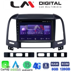 LM Digital - LM ZT8239 GPS Οθόνη OEM Multimedia Αυτοκινήτου για Hyundai SantaFe 2006 > 2013 (CarPlay/AndroidAuto/BT/GPS/WIFI/GPRS)