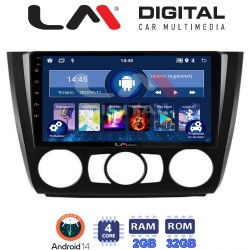 LM Digital - LM ZL4170 GPS Οθόνη OEM Multimedia Αυτοκινήτου για BMW σειρά 1 (E81 - E82 - E87 -E88) (BT/GPS/WIFI)