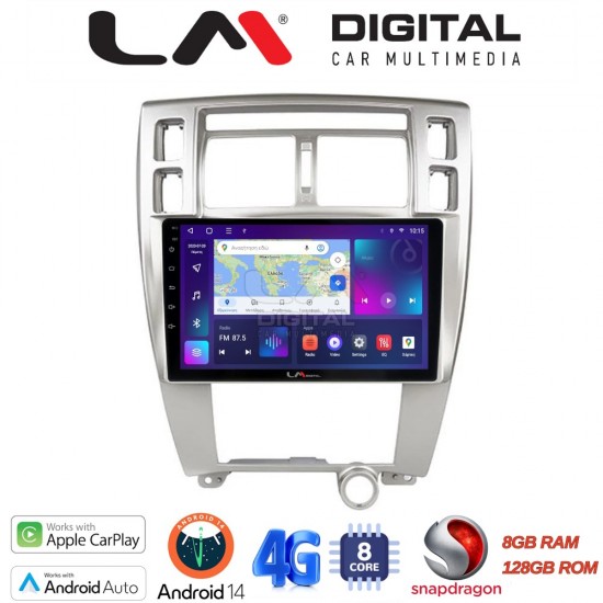 LM Digital - LM ZT8006 GPS Οθόνη OEM Multimedia Αυτοκινήτου για Hyundai Tucson 2004 > 2010 (CarPlay/AndroidAuto/BT/GPS/WIFI/GPRS)