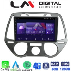 LM Digital - LM ZT8838 GPS Οθόνη OEM Multimedia Αυτοκινήτου για Hyundai i20 2008 > 2014 (CarPlay/AndroidAuto/BT/GPS/WIFI/GPRS)