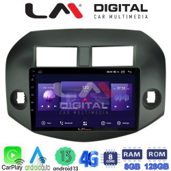 LM Digital - LM ZT8018B GPS Οθόνη OEM Multimedia Αυτοκινήτου για Toyota Rav4 2007 > 2012 (CarPlay/AndroidAuto/BT/GPS/WIFI/GPRS)