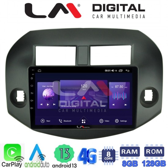LM Digital - LM ZT8018B GPS Οθόνη OEM Multimedia Αυτοκινήτου για Toyota Rav4 2007 > 2012 (CarPlay/AndroidAuto/BT/GPS/WIFI/GPRS)