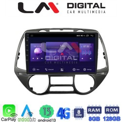 LM Digital - LM ZT8837 GPS Οθόνη OEM Multimedia Αυτοκινήτου για Hyundai i20 2008 > 2014 (CarPlay/AndroidAuto/BT/GPS/WIFI/GPRS)