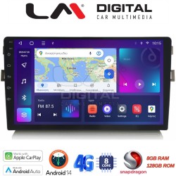 LM Digital - LM ZT8028B GPS Οθόνη OEM Multimedia Αυτοκινήτου για Toyota Auris 2007 > 2012 (CarPlay/AndroidAuto/BT/GPS/WIFI/GPRS)