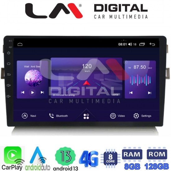 LM Digital - LM ZT8028B GPS Οθόνη OEM Multimedia Αυτοκινήτου για Toyota Auris 2007 > 2012 (CarPlay/AndroidAuto/BT/GPS/WIFI/GPRS)