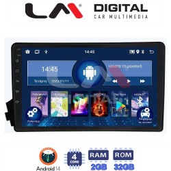 LM Digital - LM ZL4015 GPS Οθόνη OEM Multimedia Αυτοκινήτου για Ssangyong Actyon - Kyron 2006>2015 (BT/GPS/WIFI)