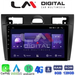 LM Digital - LM ZT8140B GPS Οθόνη OEM Multimedia Αυτοκινήτου για Ford Fiesta 2006 -> 2008 (CarPlay/AndroidAuto/BT/GPS/WIFI/GPRS)