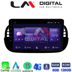 LM Digital - LM ZT8315B GPS Οθόνη OEM Multimedia Αυτοκινήτου για Fiat 500 2007 > 2016 (CarPlay/AndroidAuto/BT/GPS/WIFI/GPRS)