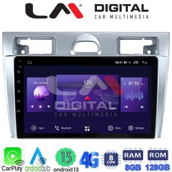 LM Digital - LM ZT8140 GPS Οθόνη OEM Multimedia Αυτοκινήτου για Ford Fiesta 2006 -> 2008 (CarPlay/AndroidAuto/BT/GPS/WIFI/GPRS)