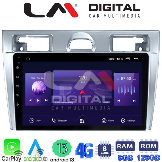 LM Digital - LM ZT8140 GPS Οθόνη OEM Multimedia Αυτοκινήτου για Ford Fiesta 2006 -> 2008 (CarPlay/AndroidAuto/BT/GPS/WIFI/GPRS)