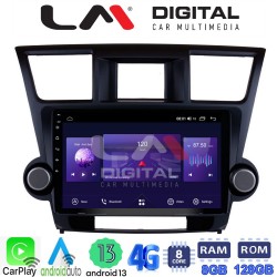 LM Digital - LM ZT8089 GPS Οθόνη OEM Multimedia Αυτοκινήτου για Toyota Highlander 2008 > 2015 (CarPlay/AndroidAuto/BT/GPS/WIFI/GPRS)