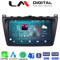 LM Digital - LM ZR8012 GPS Οθόνη OEM Multimedia Αυτοκινήτου για Mazda 6 2008 > 2012 (CarPlay/AndroidAuto/BT/GPS/WIFI/GPRS)