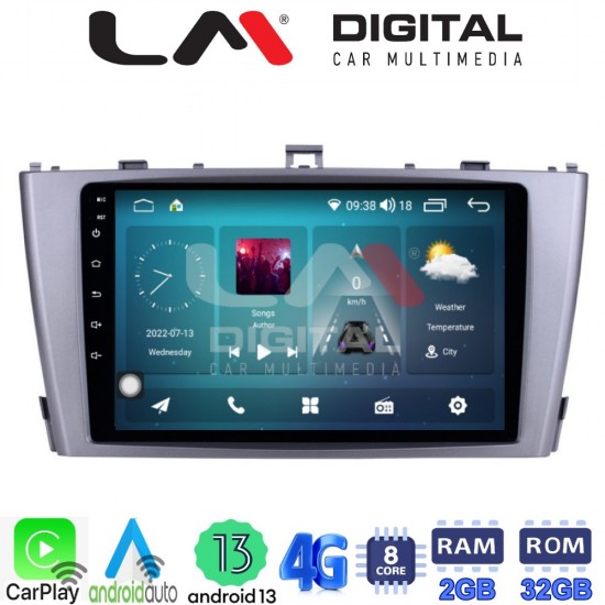 LM Digital - LM ZR8027 GPS Οθόνη OEM Multimedia Αυτοκινήτου για TOYOTA AVENSIS T27 2009 > 2016 (CarPlay/AndroidAuto/BT/GPS/WIFI/GPRS)