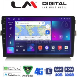 LM Digital - LM ZR8028 GPS Οθόνη OEM Multimedia Αυτοκινήτου για Toyota Auris 2007 > 2012 (CarPlay/AndroidAuto/BT/GPS/WIFI/GPRS)