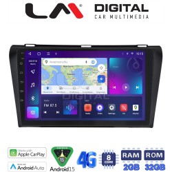 LM Digital - LM ZR8034 GPS Οθόνη OEM Multimedia Αυτοκινήτου για MAZDA 3 2009>2014 (CarPlay/AndroidAuto/BT/GPS/WIFI/GPRS)