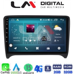 LM Digital - LM ZR8078 GPS Οθόνη OEM Multimedia Αυτοκινήτου για AUDI TT 2007 > 2014 (CarPlay/AndroidAuto/BT/GPS/WIFI/GPRS)