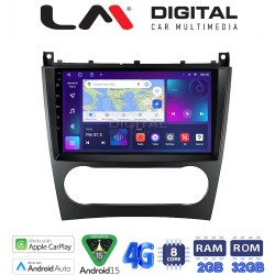 LM Digital - LM ZR8093 GPS Οθόνη OEM Multimedia Αυτοκινήτου για MERCEDES C class (W203) – CLC 2004>2008 (CarPlay/AndroidAuto/BT/GPS/WIFI/GPRS)
