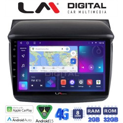 LM Digital - LM ZR8094 GPS Οθόνη OEM Multimedia Αυτοκινήτου για MITSUBISHI L200 2006 > 2014 (CarPlay/AndroidAuto/BT/GPS/WIFI/GPRS)