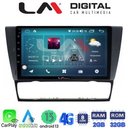 LM Digital - LM ZR8095 GPS Οθόνη OEM Multimedia Αυτοκινήτου για BMW σειρά 3 (E90-91-92-93) 2005-2012 (CarPlay/AndroidAuto/BT/GPS/WIFI/GPRS)