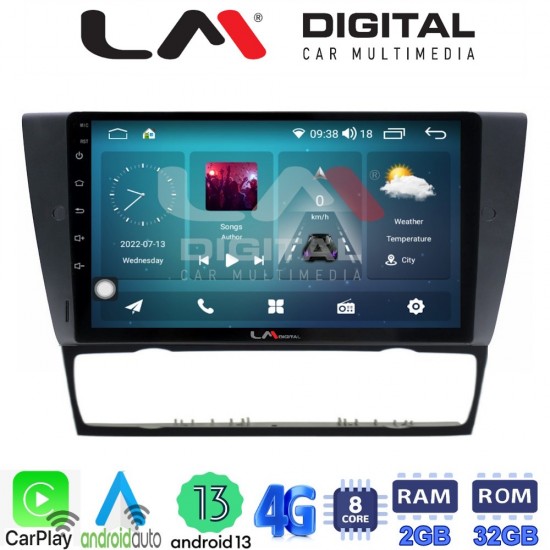 LM Digital - LM ZR8095 GPS Οθόνη OEM Multimedia Αυτοκινήτου για BMW σειρά 3 (E90-91-92-93) 2005-2012 (CarPlay/AndroidAuto/BT/GPS/WIFI/GPRS)