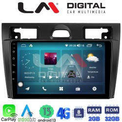LM Digital - LM ZR8140B GPS Οθόνη OEM Multimedia Αυτοκινήτου για Ford Fiesta 2006 -> 2008 (CarPlay/AndroidAuto/BT/GPS/WIFI/GPRS)