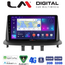 LM Digital - LM ZR8145 GPS Οθόνη OEM Multimedia Αυτοκινήτου για RENAULT MEGANE3 (CarPlay/AndroidAuto/BT/GPS/WIFI/GPRS)