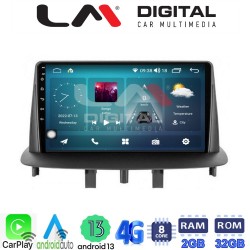LM Digital - LM ZR8145 GPS Οθόνη OEM Multimedia Αυτοκινήτου για RENAULT MEGANE3 (CarPlay/AndroidAuto/BT/GPS/WIFI/GPRS)