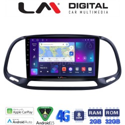 LM Digital - LM ZR8197 GPS Οθόνη OEM Multimedia Αυτοκινήτου για Fiat Doblo - Combo 2015 > 2018 (CarPlay/AndroidAuto/BT/GPS/WIFI/GPRS)