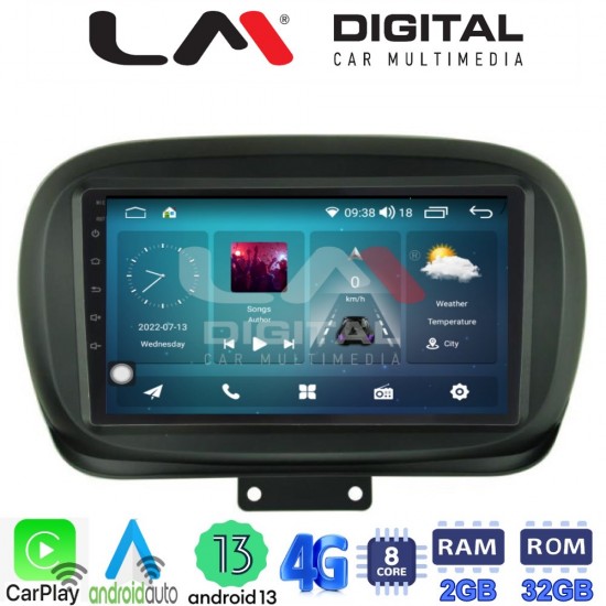 LM Digital - LM ZR8199 GPS Οθόνη OEM Multimedia Αυτοκινήτου για FIAT 500X 2014> (CarPlay/AndroidAuto/BT/GPS/WIFI/GPRS)