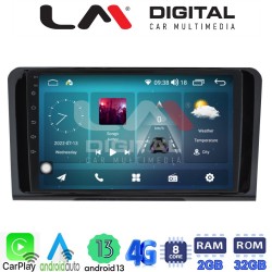 LM Digital - LM ZR8213 GPS Οθόνη OEM Multimedia Αυτοκινήτου για MERCEDES ML 2005>2011 (CarPlay/AndroidAuto/BT/GPS/WIFI/GPRS)