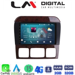 LM Digital - LM ZR8220 GPS Οθόνη OEM Multimedia Αυτοκινήτου για MERCEDES S (W220) 1998>2005 (CarPlay/AndroidAuto/BT/GPS/WIFI/GPRS)