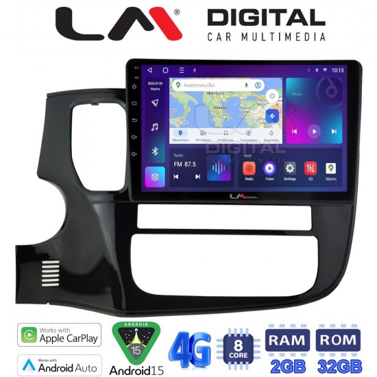 LM Digital - LM ZR8231 GPS Οθόνη OEM Multimedia Αυτοκινήτου για MITSUBISHI OUTLANDER 2013> (CarPlay/AndroidAuto/BT/GPS/WIFI/GPRS)