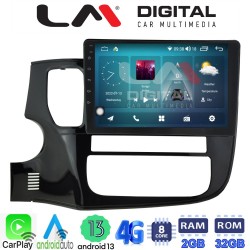 LM Digital - LM ZR8231 GPS Οθόνη OEM Multimedia Αυτοκινήτου για MITSUBISHI OUTLANDER 2013> (CarPlay/AndroidAuto/BT/GPS/WIFI/GPRS)