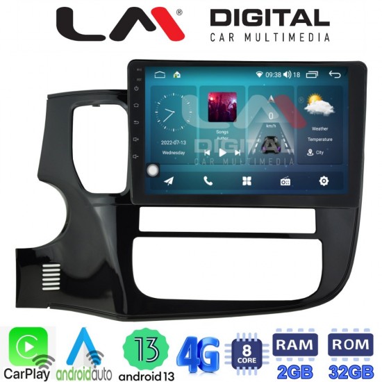 LM Digital - LM ZR8231 GPS Οθόνη OEM Multimedia Αυτοκινήτου για MITSUBISHI OUTLANDER 2013> (CarPlay/AndroidAuto/BT/GPS/WIFI/GPRS)