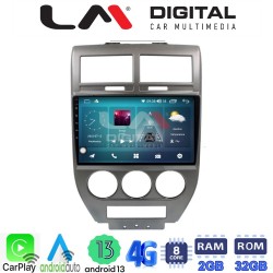 LM Digital - LM ZR8251 GPS Οθόνη OEM Multimedia Αυτοκινήτου για JEEP COMPASS 2007>2011 (CarPlay/AndroidAuto/BT/GPS/WIFI/GPRS)