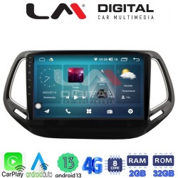 LM Digital - LM ZR8253 GPS Οθόνη OEM Multimedia Αυτοκινήτου για JEEP COMPASS 2017> (CarPlay/AndroidAuto/BT/GPS/WIFI/GPRS)