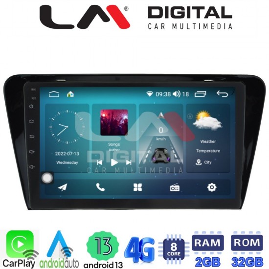 LM Digital - LM ZR8279 GPS Οθόνη OEM Multimedia Αυτοκινήτου για SKODA OCTAVIA 7 2013> 2020 (CarPlay/AndroidAuto/BT/GPS/WIFI/GPRS)