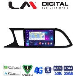 LM Digital - LM ZR8306 GPS Οθόνη OEM Multimedia Αυτοκινήτου για SEAT LEON 2012> (CarPlay/AndroidAuto/BT/GPS/WIFI/GPRS)
