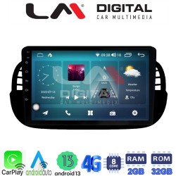 LM Digital - LM ZR8315B GPS Οθόνη OEM Multimedia Αυτοκινήτου για Fiat 500 2007 > 2016 (CarPlay/AndroidAuto/BT/GPS/WIFI/GPRS)