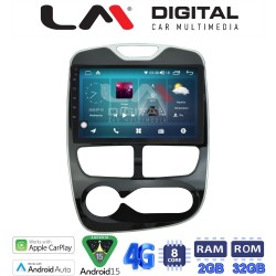 LM Digital - LM ZR8320 GPS Οθόνη OEM Multimedia Αυτοκινήτου για RENAULT CLIO 2012 > 2015 (CarPlay/AndroidAuto/BT/GPS/WIFI/GPRS)