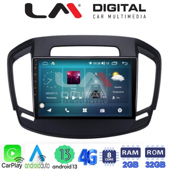 LM Digital - LM ZR8338 GPS Οθόνη OEM Multimedia Αυτοκινήτου για OPEL INSIGNIA 2014> (CarPlay/AndroidAuto/BT/GPS/WIFI/GPRS)