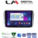 LM Digital - LM ZR8374 GPS Οθόνη OEM Multimedia Αυτοκινήτου για PEUGEOT 208-2008 2012> (CarPlay/AndroidAuto/BT/GPS/WIFI/GPRS)