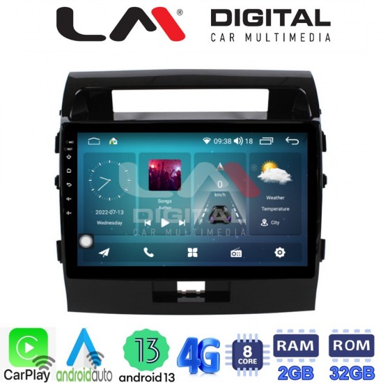 LM Digital - LM ZR8383 GPS Οθόνη OEM Multimedia Αυτοκινήτου για TOYOTA LANDCRUISER 2008>2015 (CarPlay/AndroidAuto/BT/GPS/WIFI/GPRS)