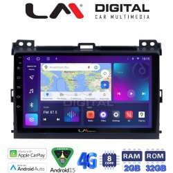 LM Digital - LM ZR8384 GPS Οθόνη OEM Multimedia Αυτοκινήτου για TOYOTA LANDCRUISER J100 2003>2009 (CarPlay/AndroidAuto/BT/GPS/WIFI/GPRS)