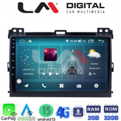 LM Digital - LM ZR8384 GPS Οθόνη OEM Multimedia Αυτοκινήτου για TOYOTA LANDCRUISER J100 2003>2009 (CarPlay/AndroidAuto/BT/GPS/WIFI/GPRS)