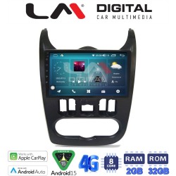 LM Digital - LM ZR8432 GPS Οθόνη OEM Multimedia Αυτοκινήτου για DACIA DUSTER 2006>2012 (CarPlay/AndroidAuto/BT/GPS/WIFI/GPRS)