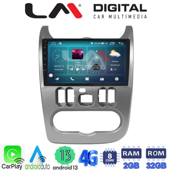 LM Digital - LM ZR8432 GPS Οθόνη OEM Multimedia Αυτοκινήτου για DACIA DUSTER 2006>2012 (CarPlay/AndroidAuto/BT/GPS/WIFI/GPRS)