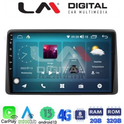 LM Digital - LM ZR8434 GPS Οθόνη OEM Multimedia Αυτοκινήτου για DACIA DUSTER 2019> (CarPlay/AndroidAuto/BT/GPS/WIFI/GPRS)